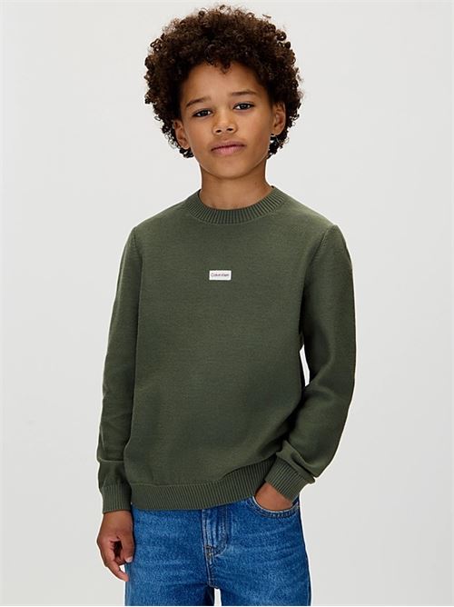 logo label sweater CALVIN KLEIN JEANS | IB0IB02596LLP